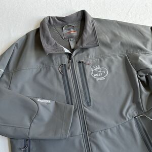 Sitka Jacket Mens 2XL Gray Windstopper RMEF Life Member Elk Hunting Hiking